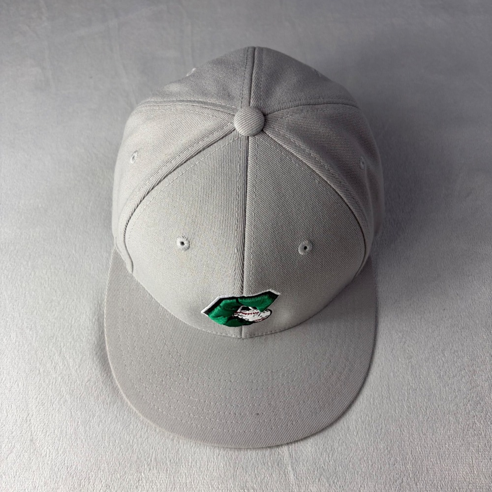 Pacific Headwear Elite Series 811 Flexfit Hat Gray Baseball Cap Mens L-XL